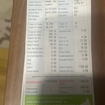 Su Faturasında Anormal Artış Sorunu