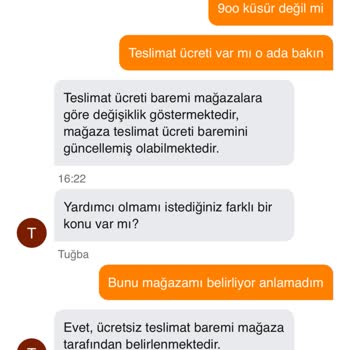 Ücretsiz Teslimat Baremi Şoku