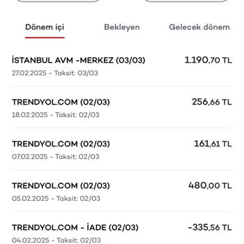 Yanlış Ekstre Ve Taksit Bilgileri Sorunu