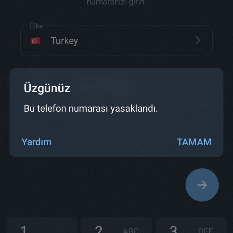 Telegram Hesap Engeli Nedeniyle Mağduriyet