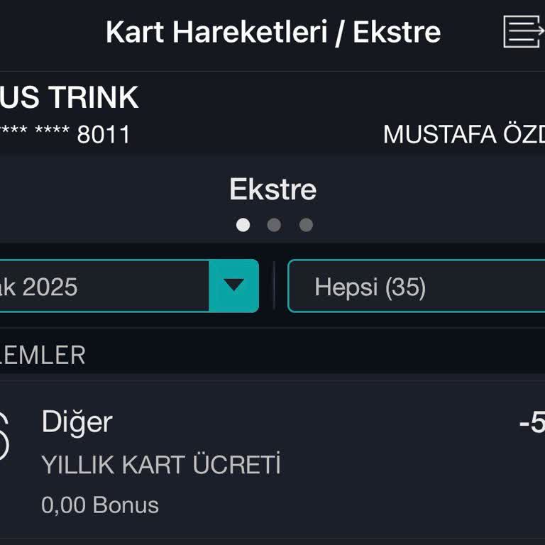 Haksız Kart Ücreti Ve Yetersiz Bonus Teklifi