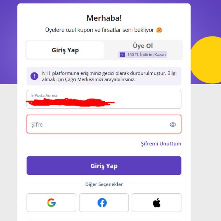 N11 Hesabım Sebepsiz Yere Kapandı, Açıklama Bekliyorum
