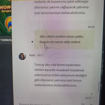 Ödeme Yapılmayan Kazanç Ve İptal Edilen Çekim