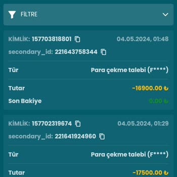Yatırım Çekiminde Sorun Ve Bakiye Sıfırlama