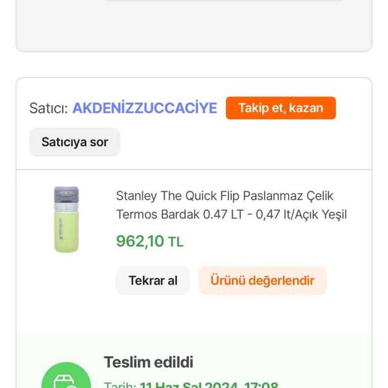 Stanley Termos Su Sızdırma Sorunu