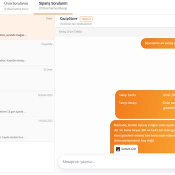 Yanlış Gönderilen Ürün Ve Yetersiz Müşteri Hizmetleri