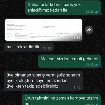 Kargoya Verilmeyen Ürün Ve İletişimsizlik Sorunu