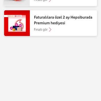 Vodafone Red Üyeliğinde Hepsiburada Premium Kodu Sorunu