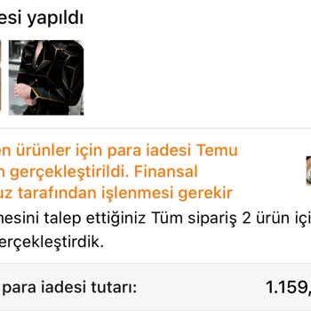 İptal Edilen Siparişin İadesi Hala Yapılmadı