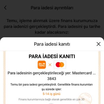 İptal Edilen Siparişin İadesi Hala Yapılmadı