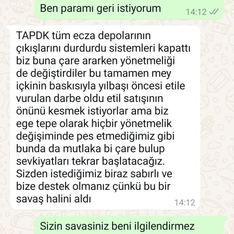 Teslim Edilmeyen Sipariş Ve İletişim Sorunları