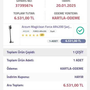 Exensmart.com | Exenmarket.com Kargoya Verilmeyen Sipariş Ve Geçiştirici Cevaplarla Mağduriyet