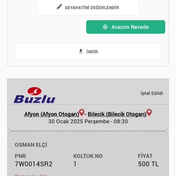 Buzlu Turizm'in Keyfi Bilet İptalleri Ve Müşteri Hizmetleri Sorunu