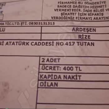 Solmaz Ticaret Kumandalı İki Adet LED Yerine Bir Adet Kumandasız Basit LED Göndermişler!