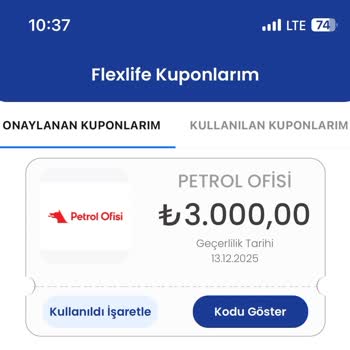 Petrol Ofisi Kupon Tarihi Mağduriyeti