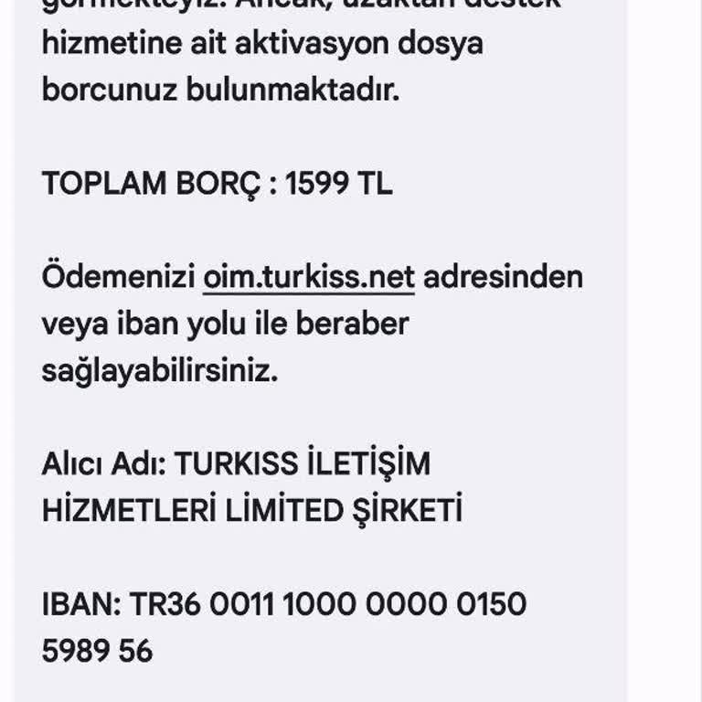 Kapatılan Abonelik İçin Haksız Ücret Talebi