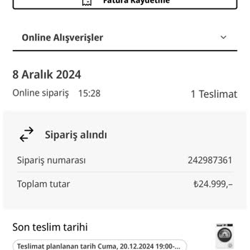 Kurutma Makinesi Siparişinde Stok Ve Teslimat Sorunu