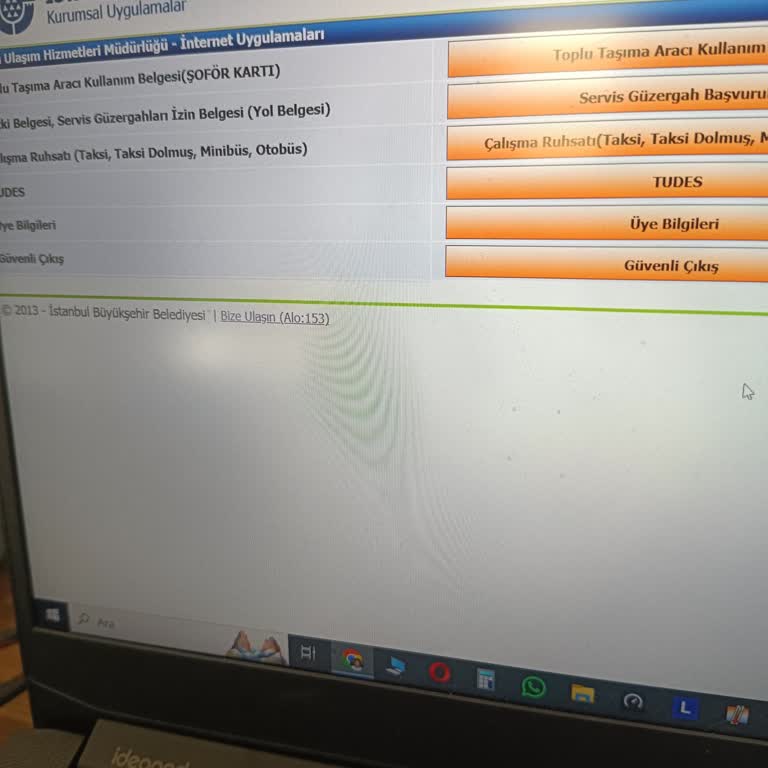 İBB Şoför Kartı Sorunu