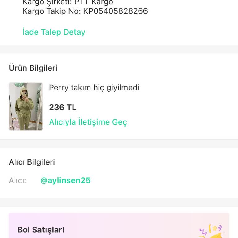 Yanlış Kargo Sorunu Ve İletişim Eksikliği