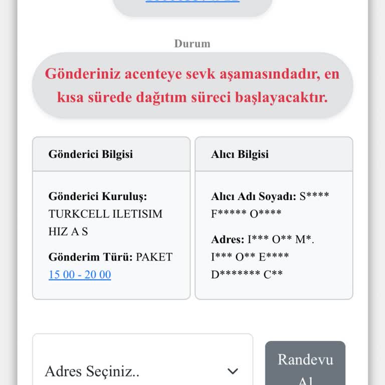 Teslim Edilmeyen Bilgisayar Ve Ulaşılmaz Kuryenet