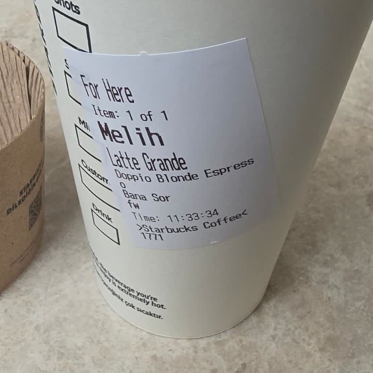 Flat White Yerine Sürekli Latte: Starbucks'ta Tekrarlanan Hata