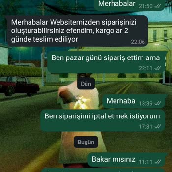 Siparişim Zamanında Teslim Edilmedi Ve Müşteri Hizmetleri Cevap Vermiyor