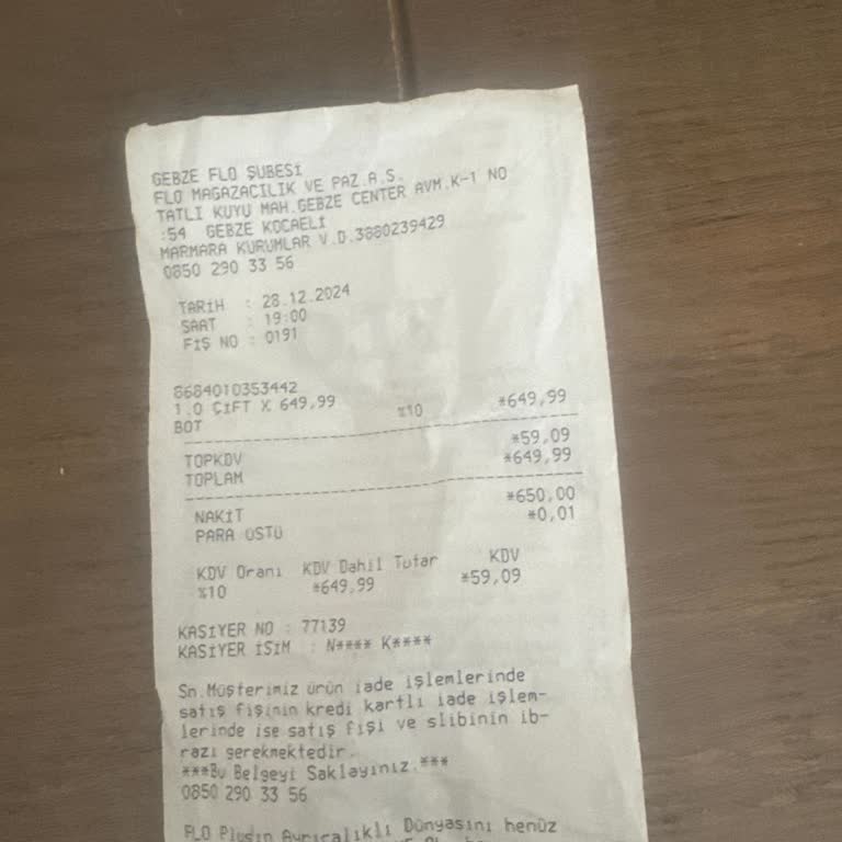 Filo'dan Aldığım Ayakkabı Sorunu Çözülmüyor