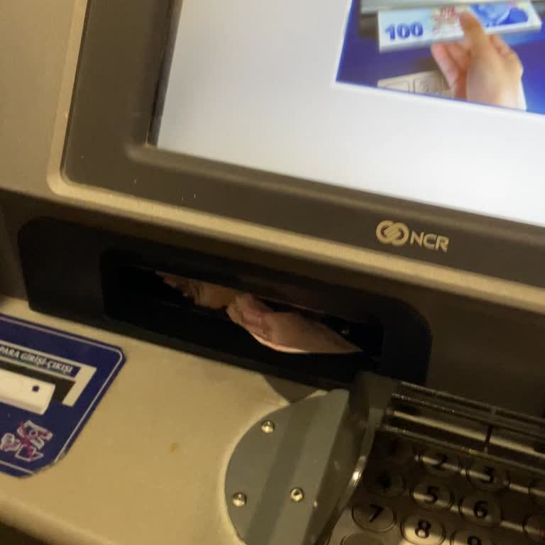 ATM Para Yatırma İşleminde Sıkışan Para Sorunu