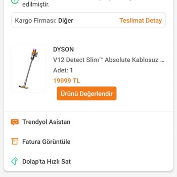 Trendyol'dan Aldığım Süpürge Bozuldu, Çözüm Bekliyorum