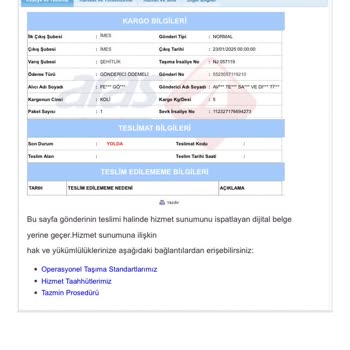 Kayıp Kargo Mağduriyeti: Aras Kargo İle İletişim Sorunu