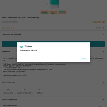 Watsons İndiriminde Hayal Kırıklığı Ve Sistem Hatası