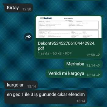 Kargo Gecikmesi Ve İletişim Sorunu Yaşadım