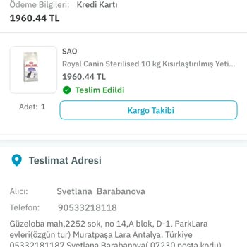 Orijinal Olmayan Mama Ve İade Sorunu