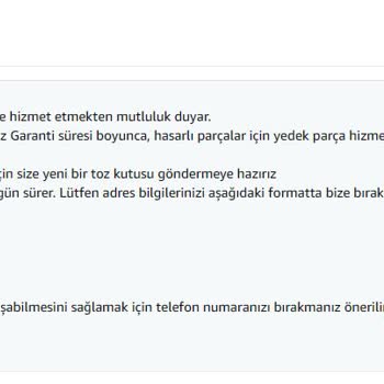 Garanti Kapsamında Parça Sorunu Ve Çözüm Eksikliği