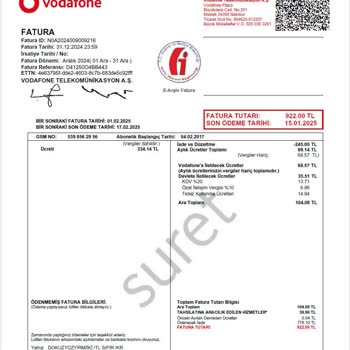Fatura İadesi Karmaşası: Vodafone'un Hatalı Hesaplaması