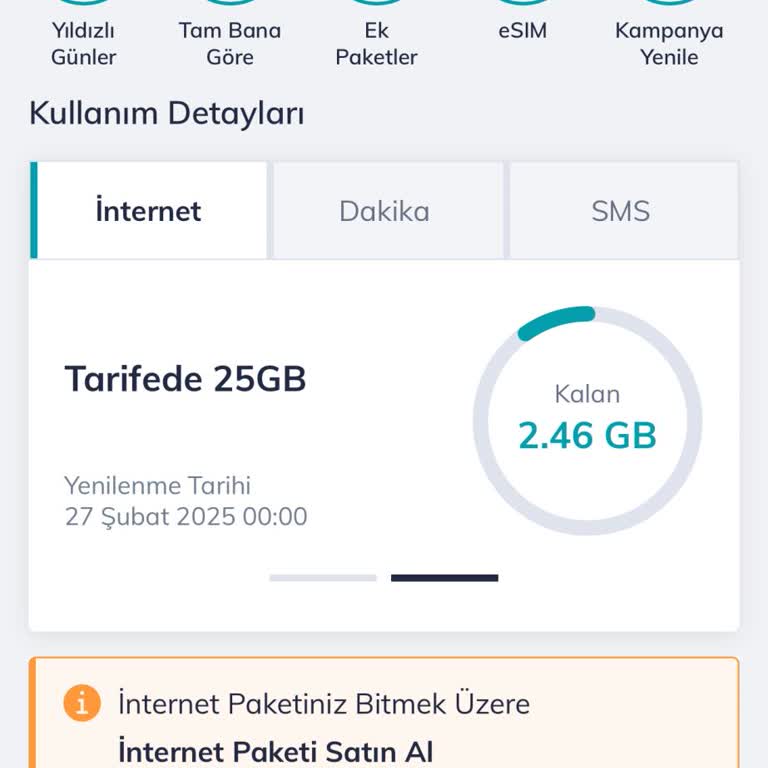 Türk Telekom İnternet Paketinin Hızla Tükenmesi