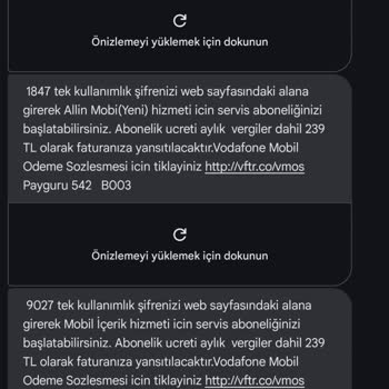 İzinsiz Mobil Ödeme Ve Üyelik Sorunu