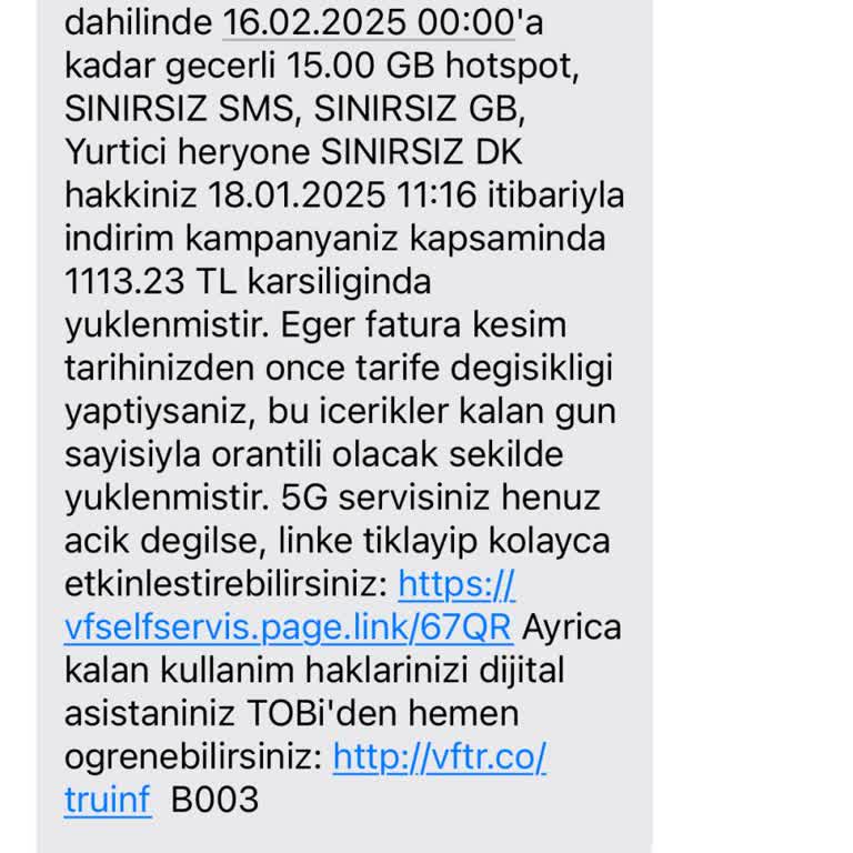 Yanıltıcı Tarife Ve Pasaport Paketi Bilgisi