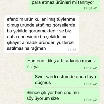 Kalitesiz Ürün Ve Kötü Müşteri Hizmeti