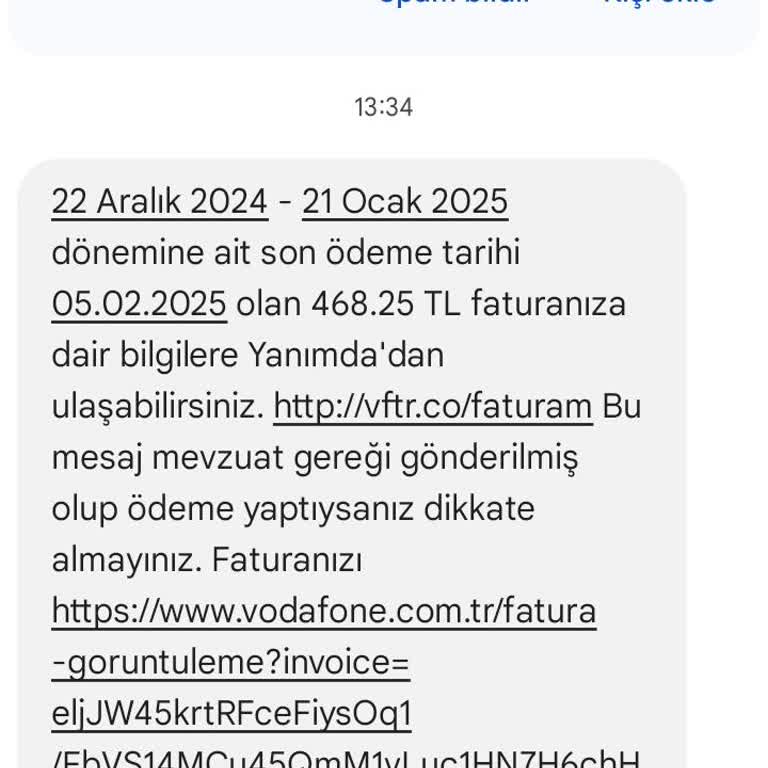 Beklenmedik Yüksek Fatura Ve Geçiş Süreci