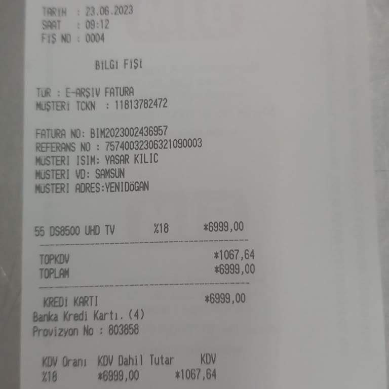 BİM Ve Dijitsu Servis Sorunu