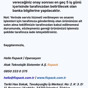 Fix Pack Hizmeti Mağduriyeti: Vestel Çamaşır Makinesi Tamir Sorunu