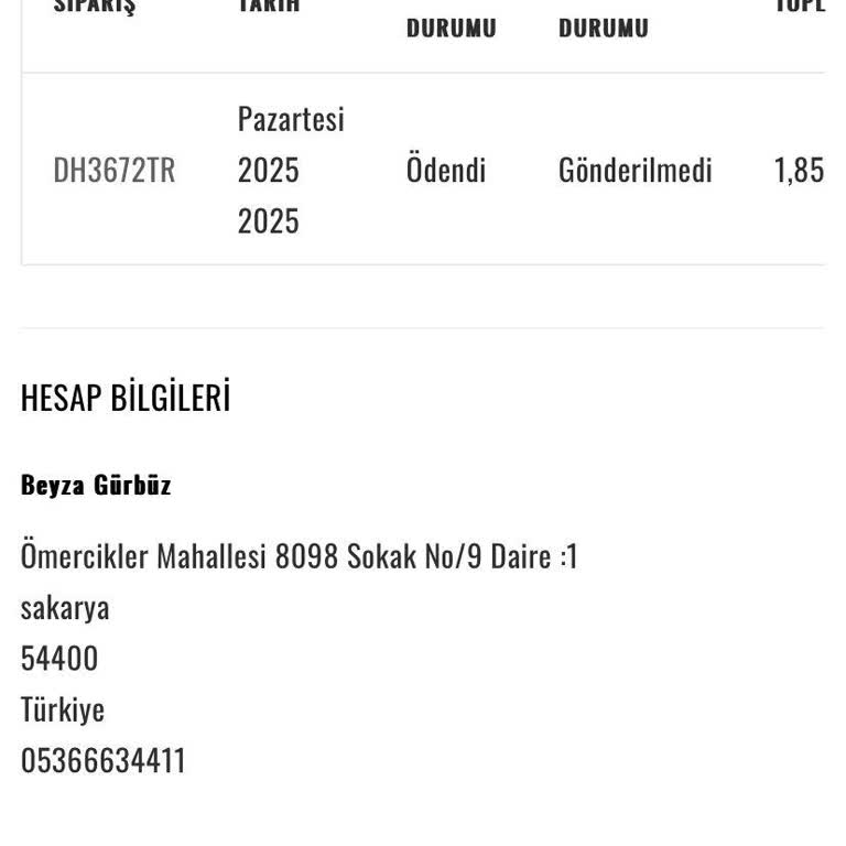 Kargoya Verilmeyen Ürün Ve İlgisizlik