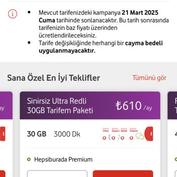 Vodafone'un Fahiş Fiyat Artışı Şoku