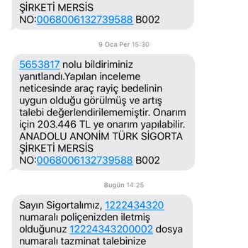 Anadolu Sigorta İle Değer Kaybı Ve İletişim Sorunu