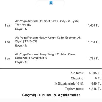 Aloyogaturkiye.com.tr İletişim Eksikliği ve Sipariş Takibi Sorunu