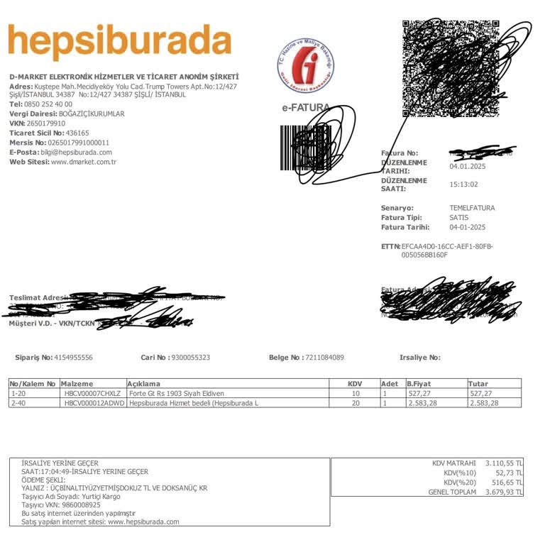 580 TL'lik Ürün İçin 3099 TL Hizmet Bedeli Şoku