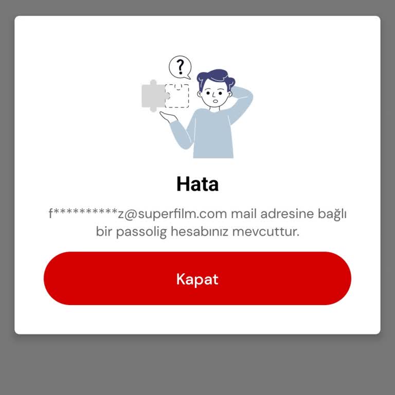 Passolig Mobil Giriş Ve Mail Güncelleme Sorunu