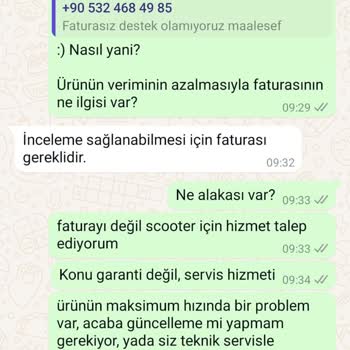 Hifree G1 Scooter Teknik Servis Sorunları