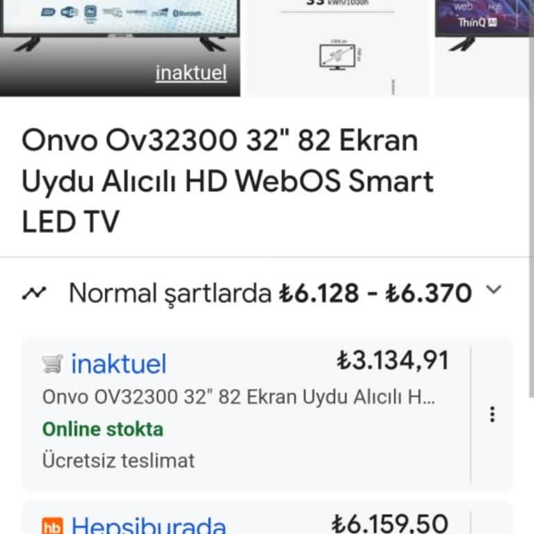 İnaktüel Sitesinden Alınan TV Siparişi Hakkında İletişim Sorunu